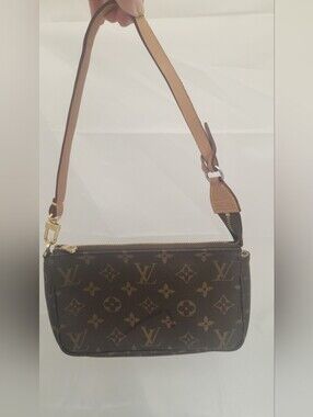 Louis Vuitton Monogram Mini Shoulder Pochette in Brown